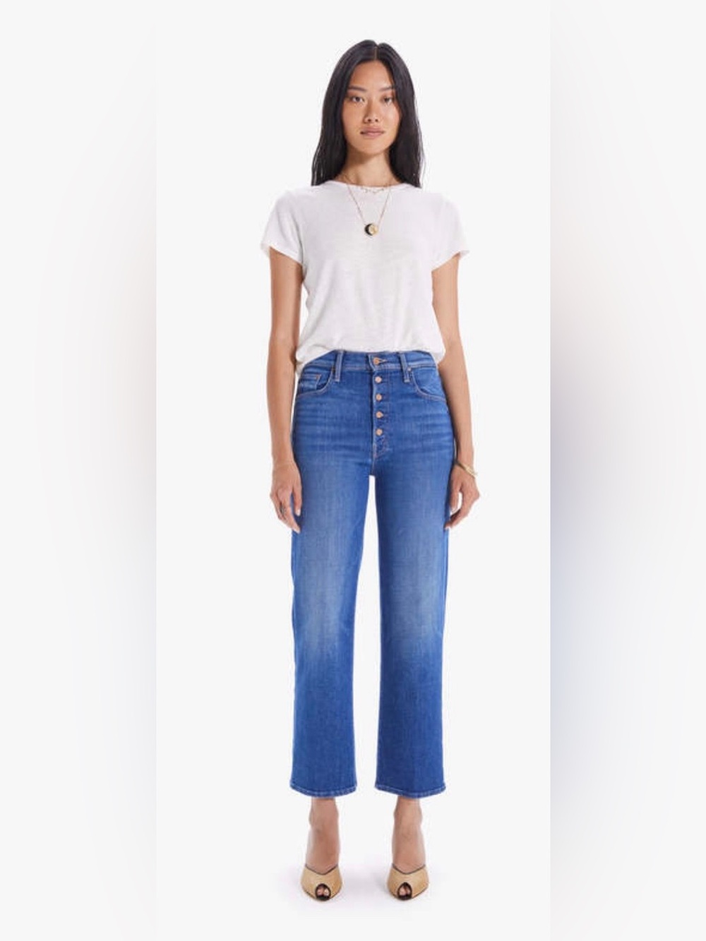 NWOT- MOTHER The Pixie Rambler Ankle Jeans Briefly Gorgeous Size 27